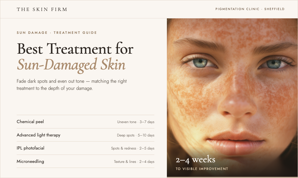 Best Treatment for Sun-Damaged Skin on Face